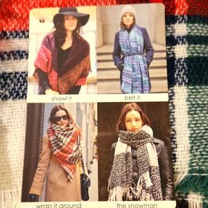 Women's Plaid Scarf